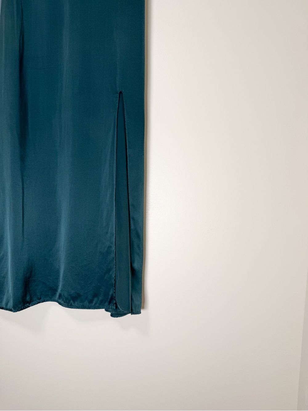 Reformation Teal Slip Dress - Picture 11 of 11